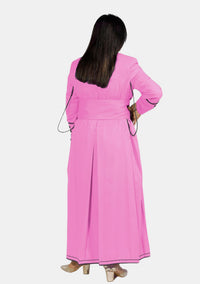 Women Pink Elegant Cassock