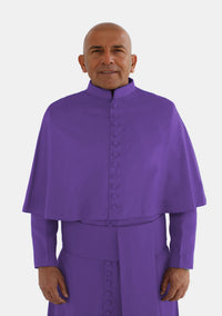 Samuel Cassock for Men Purple with Shoulder Cape