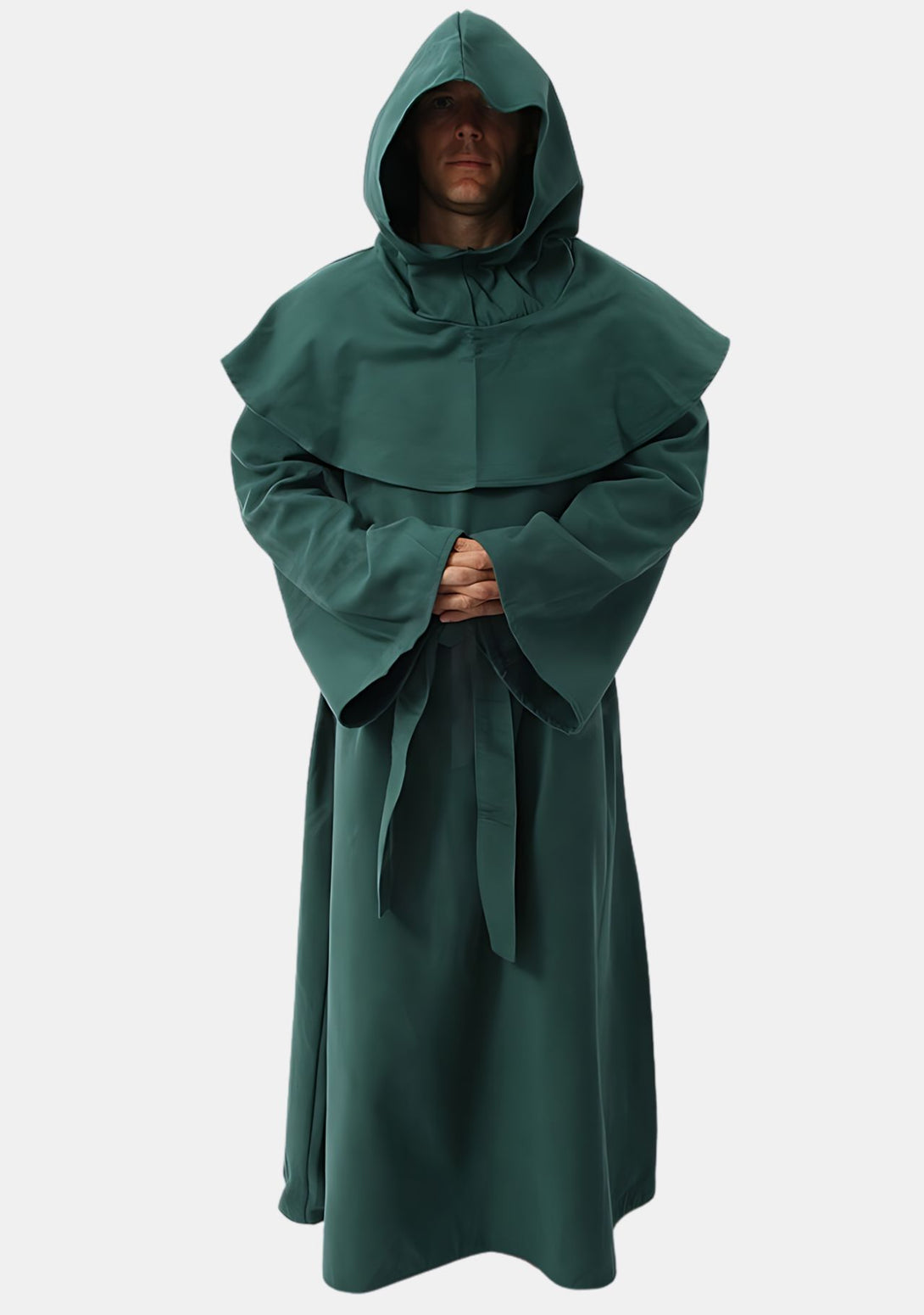 eClergy's Green Monk Robe with Removable Hood – eClergys