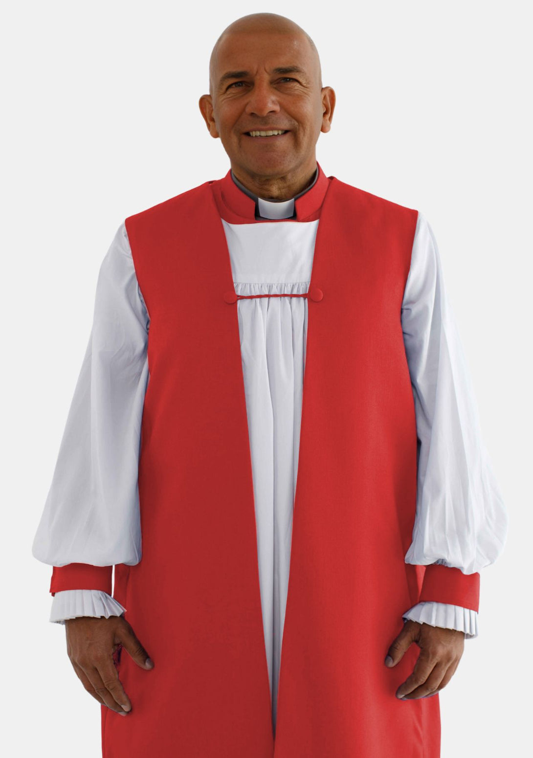 Men's Red Chimere and Rochet Set for Cardinals with Button and Loop ...