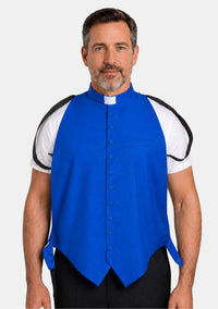 Silas Tab Collar Clergy Vest Front for Men