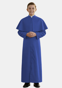 Simon Altar Assistant Royal Blue Cassock for Boys