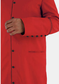 Mens Red with Black eClergys Robe