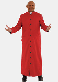 Mens Red with Black eClergys Robe