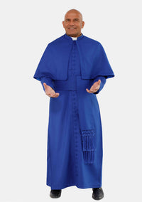 Solomon Cassock for Men Royal Blue with Shoulder Cape for Men