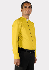 Gold eClergy's Tab Collar Shirt