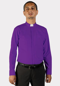 Roman Purple Tab Collar eClergy's Shirt