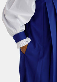 Timothy 33 Button Clergy Chimere for Men Royal Blue