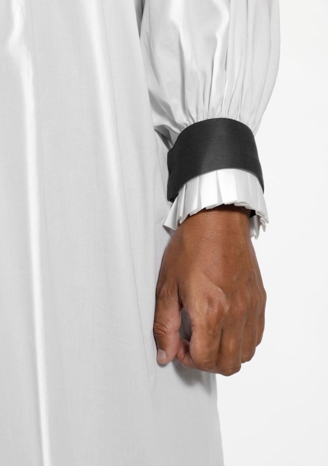 Anglican Black Cuffs Rochet with Velcro Closures – eClergys