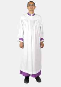 Liam 33 Buttons Roman Purple Clergy Chimere for Men