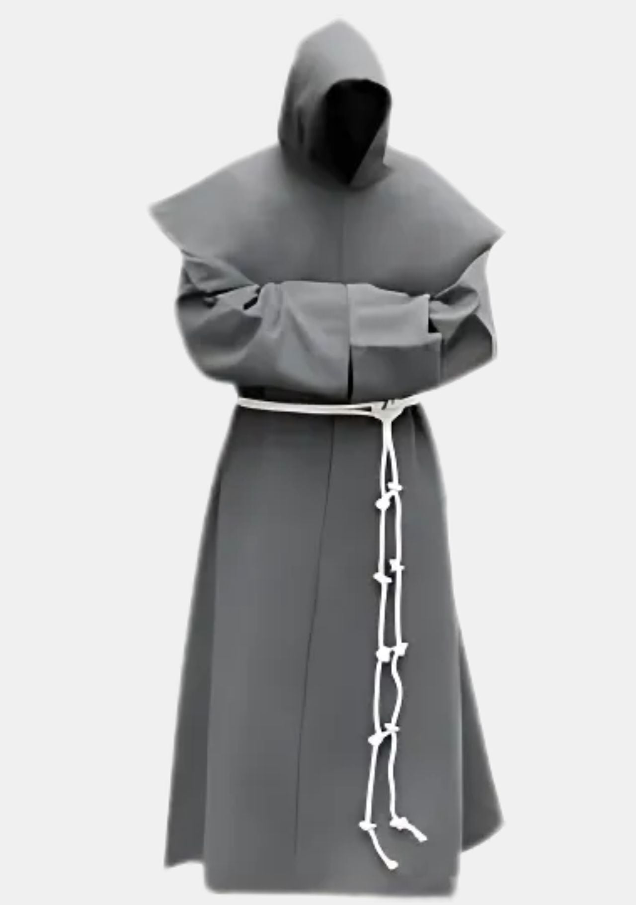 Traditional Gray Monk Robe Inspired by St. Benedict – eClergys