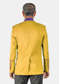 Gold and Purple Ministerial Jacket
