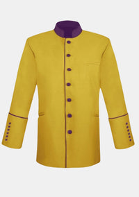 Gold and Purple Ministerial Jacket