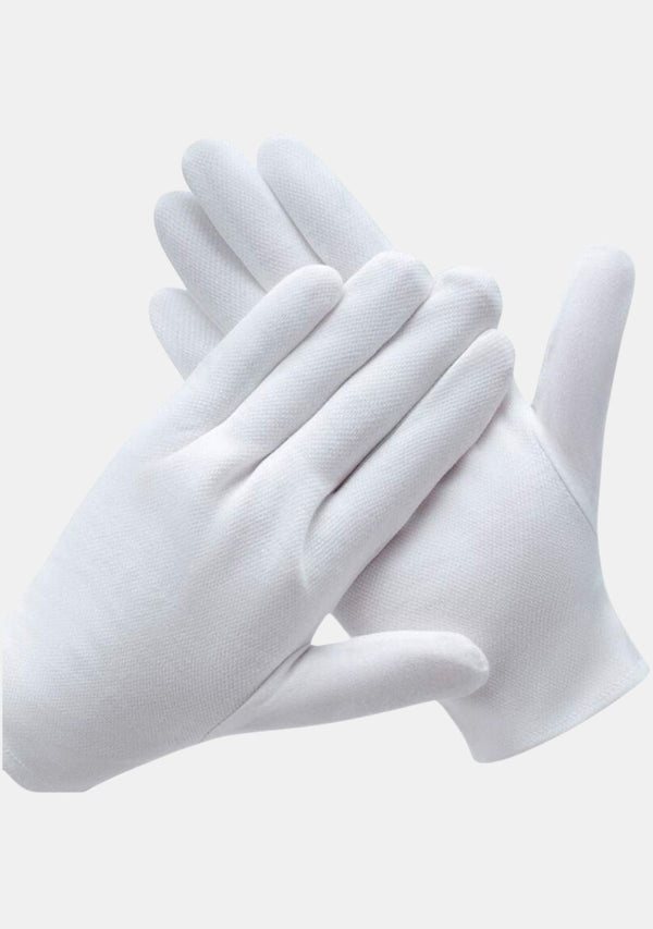 White Usher Gloves for Men and Women