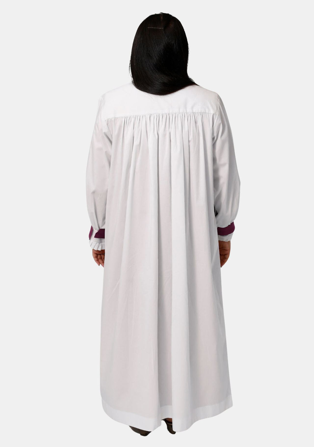 Womens Anglican Rochet With Royal Blue Cuff | eClergys™