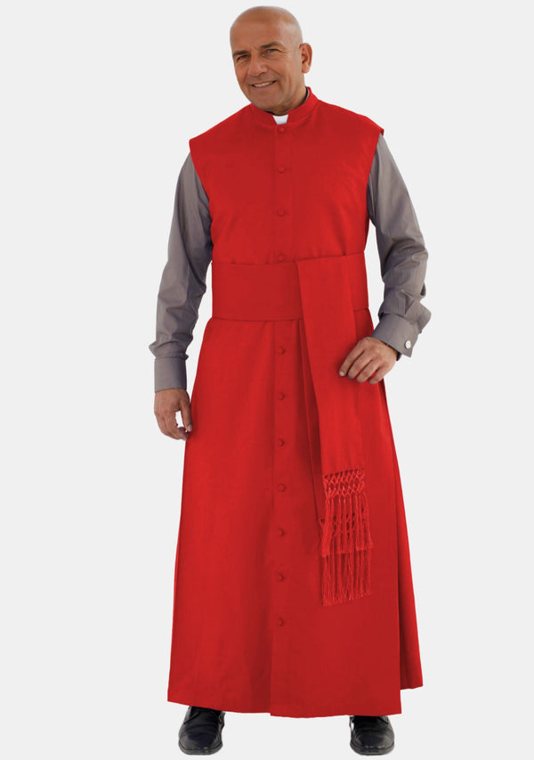 Zaccai Sleeveless Clergy Robe Red