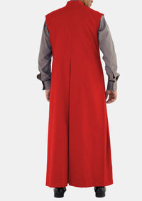 Zaccai Sleeveless Clergy Robe Red