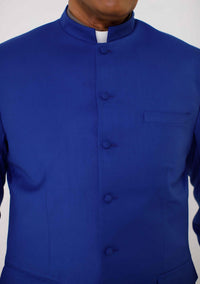 Ziphion Royal Blue Pastor Suit