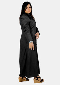 Ethereal Female Clerical Black Robe