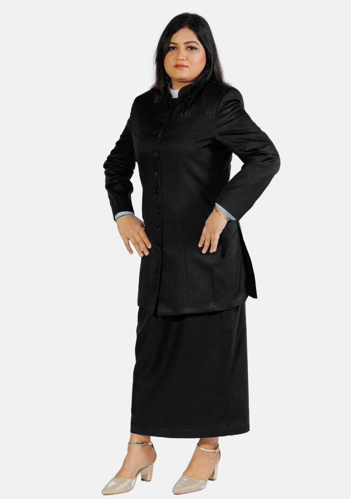 Female Black Clerical Suit