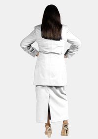 Female White Clergy Suit