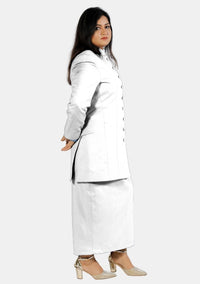 Female White Clergy Suit