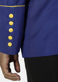 Royal Blue and Gold Cleric Jacket