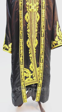 Jonas Luxurious Clergy Robe Black