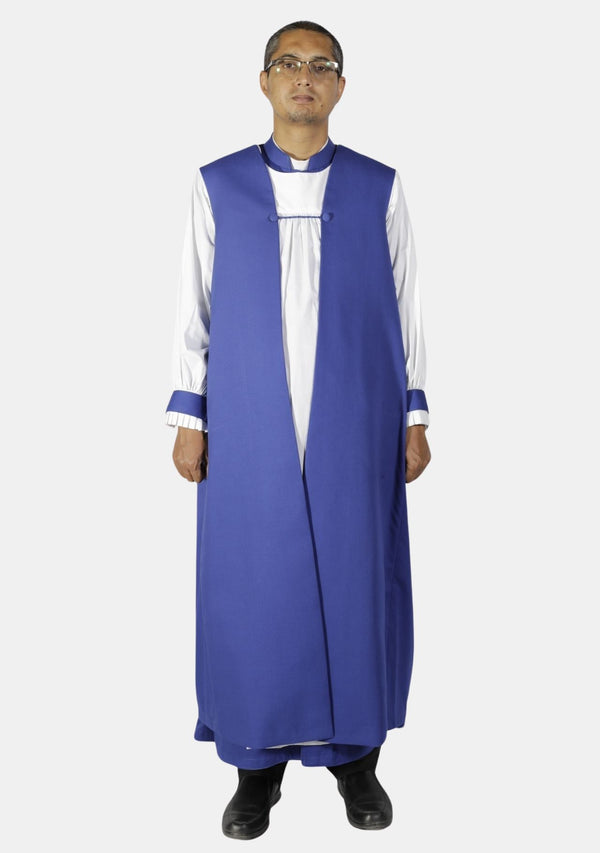 Anglican Traditional Chimere for Men Royal Blue