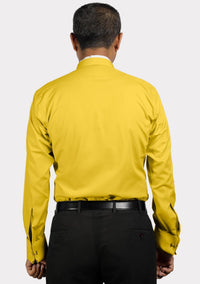Tonsure Collar Gold Clergy Shirt