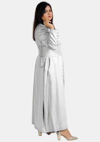 White Women Cassock with 33 Buttons