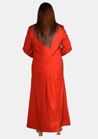 Revered Red Priest Robe for Female