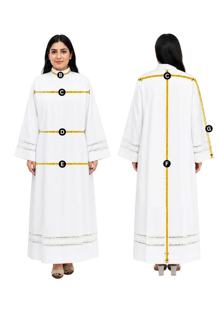 Clergy Alb for Womens sketch